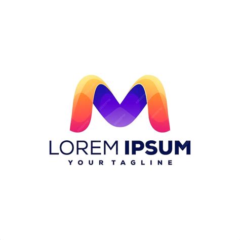 Premium Vector Letter M Gradient Logo Design
