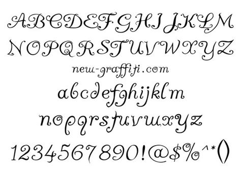 11 Number Font Style Alphabet Letters Images Graffiti Fonts Alphabet
