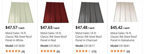 Lowes And Home Depot Metal Roofing Prices