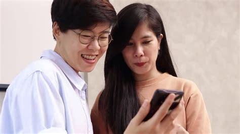 Asian Lgbt Couples Work Together At Home Small Business Entrepreneurs