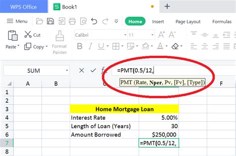 How To Calculate Monthly Payments In Excel Using Formulas Wps Office