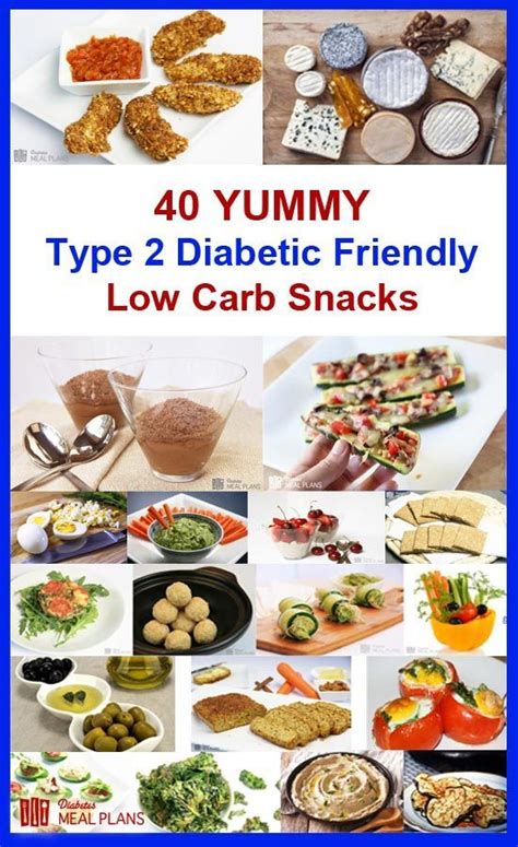 If you or someone you know has been diagnosed with type 2 diabetes, it's time to get the facts. 40 YUMMY low carb diabetic snacks | Diabetic snacks