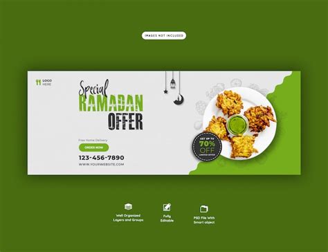 Premium Psd Special Ramadan Food Banner Template