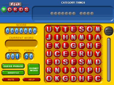 Don't be concerned if you do not have bet a computer system challenger or online with actual individuals in just words. Flip Words - MSN Games - Free Online Games