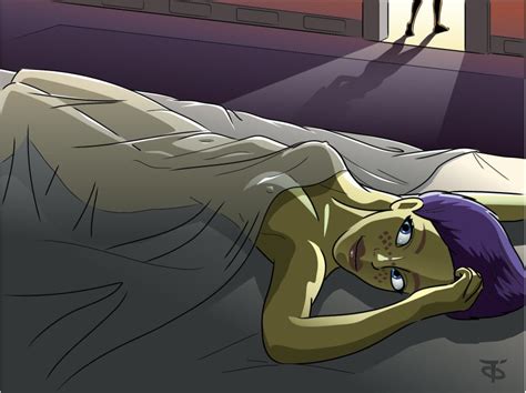 Rule 34 1girls Alien Girl Barriss Offee Bed Bed Sheet Breasts Clone Wars Female Jedi Jedi