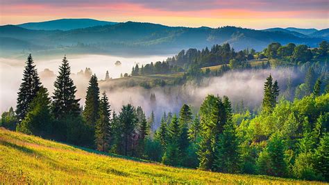 Hd Wallpaper Ukraine 4k Carpathian Mountains Scenics Nature