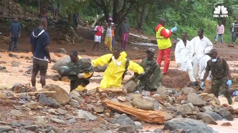Deadly Mudslides Kill At Least 300 In Sierra Leone Nbc News