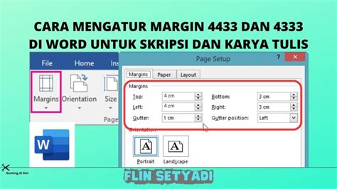 Margin Skripsi Dan Panduan Mengatur Di Ms Word Yang Benar Riset