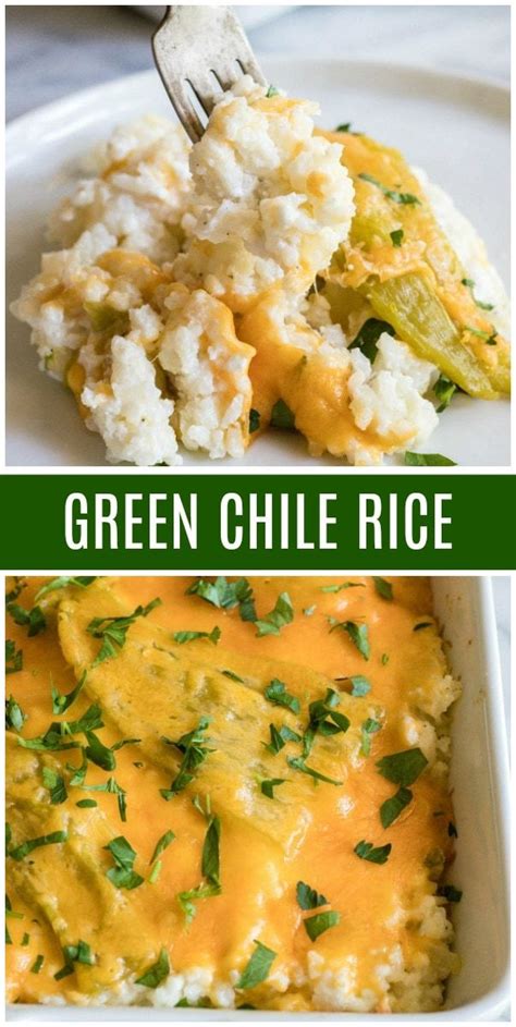 Green Chile Rice Recipe Green Chile Rice Recipe Recipes Green
