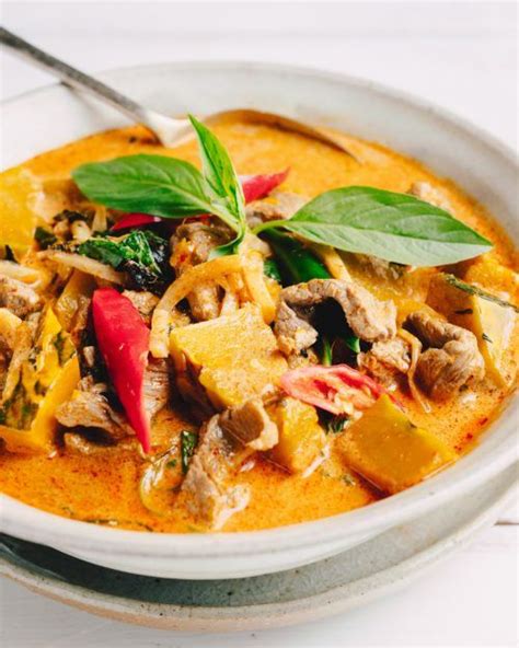 Thai Beef And Pumpkin Red Curry Marion S Kitchen Recipe Marion S Kitchen Thai Beef Asian