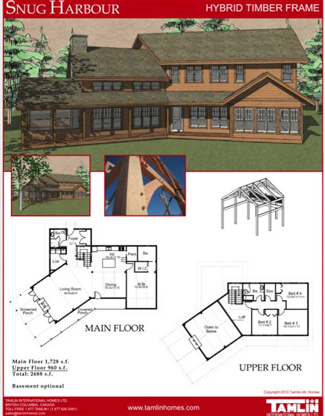 Browse our prefab house plans here. Plans Above 2500 Sq.Ft | Timber frame homes, House styles, House plans