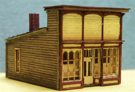 N Scale Rslaserkits 3023 Dry Goods Store Undecorated