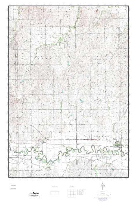 Mytopo Tescott Kansas Usgs Quad Topo Map