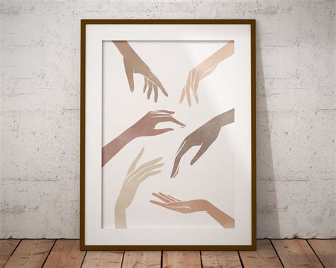 Diversity Wall Art Equality Prints End Racism Wall Decor Etsy Uk