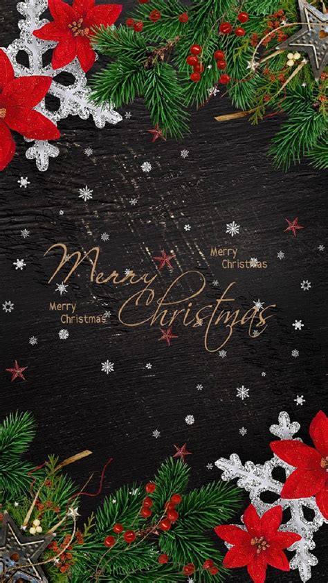 Phone Merry Christmas Wallpapers Wallpaper Cave