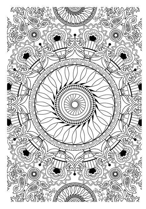 Anti Stress 126888 Relaxation Free Printable Coloring Pages