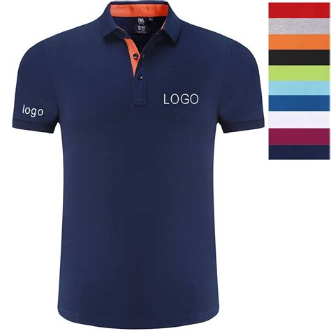 Custom Logo Embroidery Polo Shirt Short Sleeve Polo Shirt Company Logo
