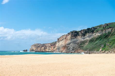 Beach In Nazare A Surfing Paradise Town Nazare