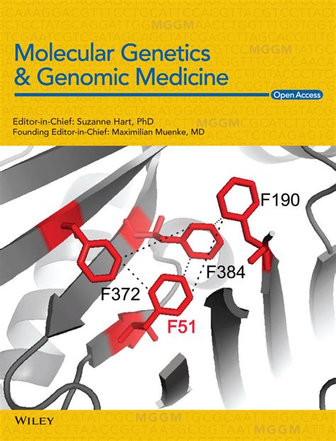 Molecular Genetics And Genomic Medicine Vol 7 No 8