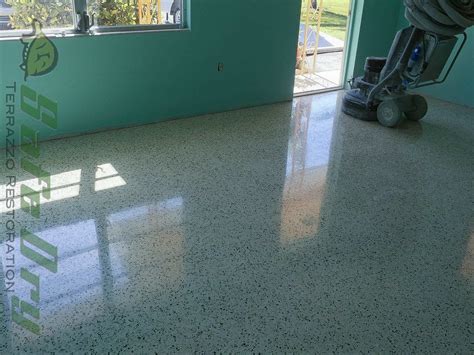 Modern terrazzo flooring can feature different pigments and dyes, colored quartz sand, river stone or colored glass. Terrazzo; The Heart of Florida's Mid-Century Modern Homes