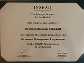 Successful completion of AMP @ INSEAD