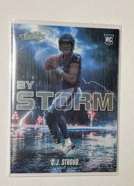 2023 Panini Absolute Cj Stroud By Storm Rc Recrue Houston Texans Bst 2