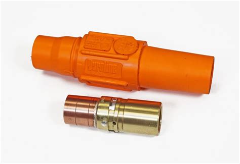 Orange Female Long Shroud 500 Mcm Connector And Sleeve