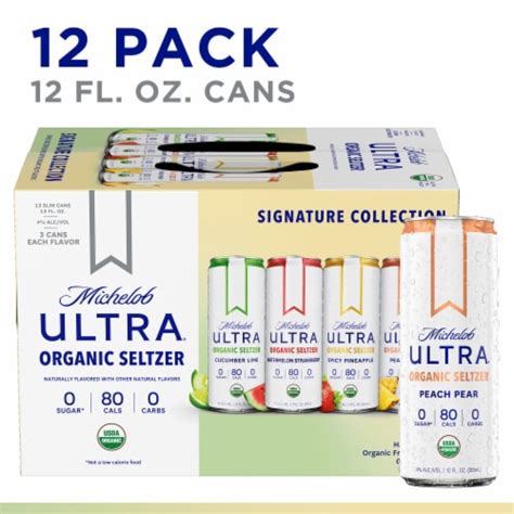 Michelob Ultra® Organic Hard Seltzer Tropical Variety Pack 12 Pk 12