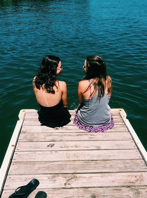 Lake Photo Friend Photo Dock Photo Cute Friends Pictures Lake Picture Inspo Lake Days Photos