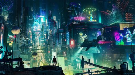 Sci Fi City Wallpapers Wallpaper Cave