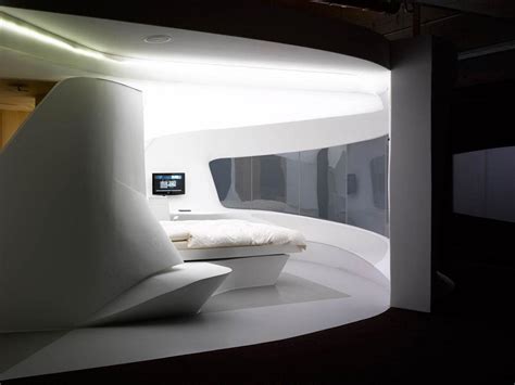 Futuristic Hotel Room Interior Design By Lava Founterior