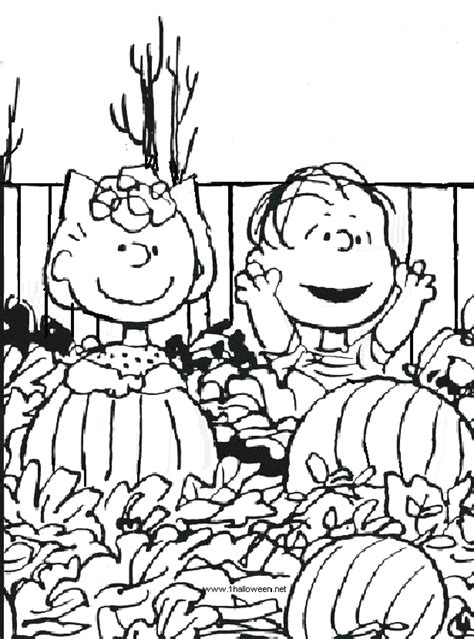️its The Great Pumpkin Charlie Brown Coloring Pages Free Download