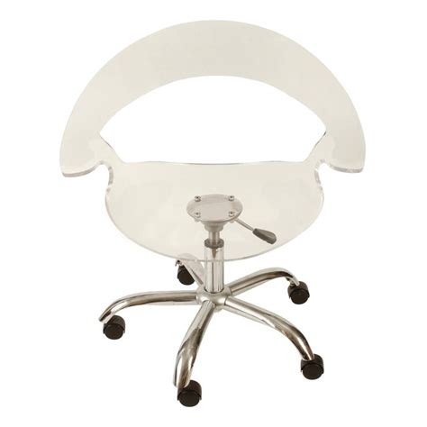 Price may vary by color. Lucite Desk Chair For Sale at 1stdibs