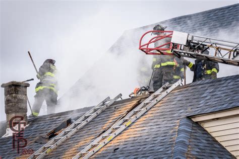 Firefighters Vent Roof