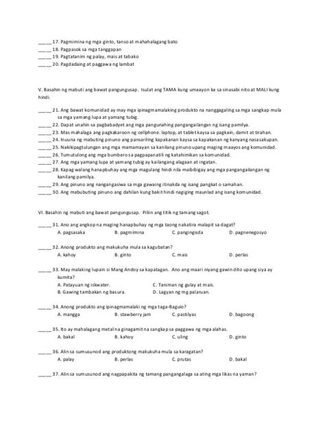 Araling Panlipunan Worksheets For Grade 2 Free Worksheet