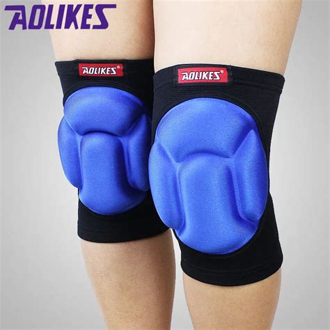 1 Pair Thickening Football Volleyball Extreme Sports Knee Pads Brace