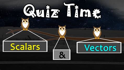 Quiz Time Scalars And Vectors Physics Science Letstute Youtube
