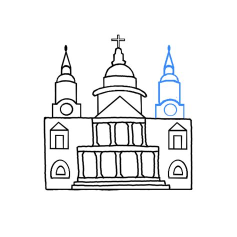 How To Draw A Cathedral Step By Step Easy Drawing Guides Drawing Howtos