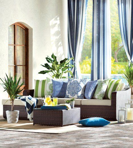 Extérieur De Style Nautique 3 Piece Sofa Seating Groups Geometric