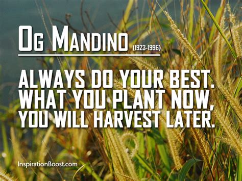 Og Mandino Do Your Best Quotes Inspiration Boost