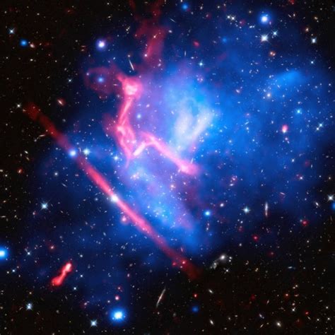 Site Of Collision Of 4 Galaxy Clusters Todays Image Earthsky