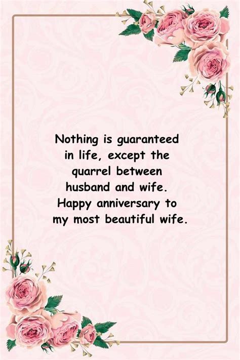 50 Best Funny Wedding Anniversary Quotes For Wife Happy Anniversary