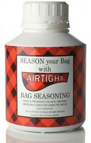Airtight Pipe Bag Bagpipe Seasoning 250ml For Skin Bags Sheep Goat Hide