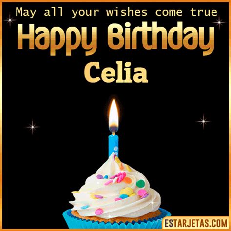 Feliz Cumpleaños Celia Imágenes  Tarjetas Y Mensajes