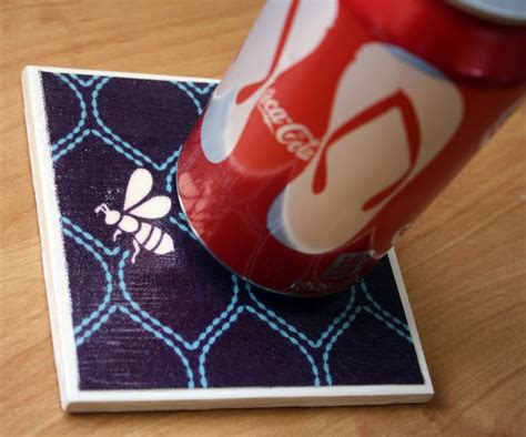 Fabric N Mod Podge Drink Coasters Sew Sweetness
