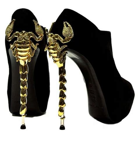 Scorpion Hugh Heels Scorpio Pumps Sexy Scorpio Pumps Fashion Shoes