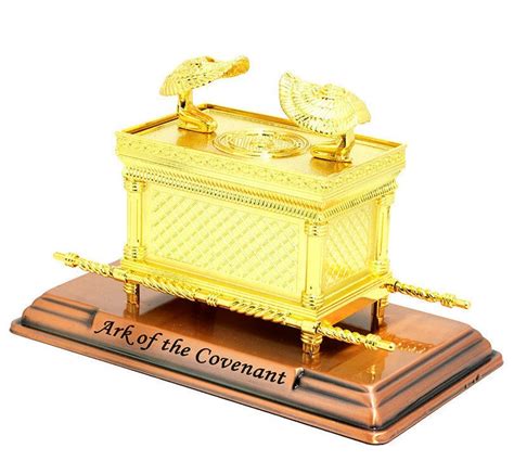 Gold Plated Ark Of The Covenant Testimony Replica Medium Size Etsy