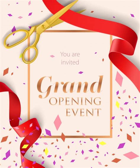 Download Grand Opening Event Lettering With Confetti For Free Grand