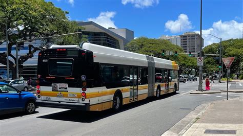 Honolulu The Bus Route A City Express U H Manoa Bus Youtube