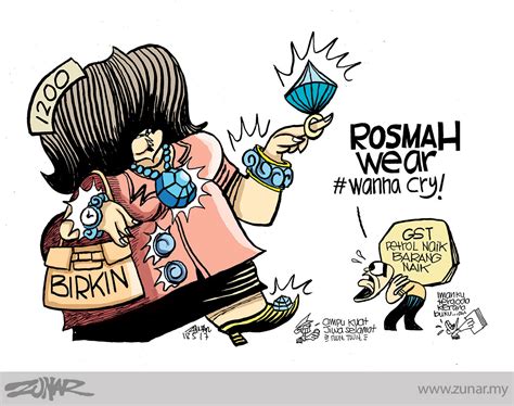 Rosmah Wear Zunar Cartoonist